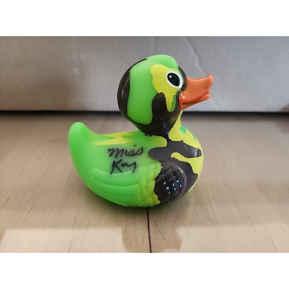 3" Camouflage Rubber Duck Autographed by Miss Kay Robertson Duck Dynasty